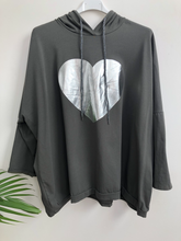 Load image into Gallery viewer, Metallic-Heart Hoody
