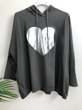 Load image into Gallery viewer, Metallic-Heart Hoody
