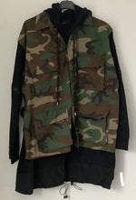 Load image into Gallery viewer, Camo Black Short Jersey Jacket
