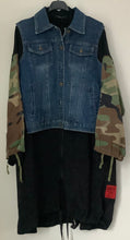 Load image into Gallery viewer, Denim reclaimed Jacket in Black
