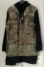 Load image into Gallery viewer, Camo Black Short Jersey Jacket
