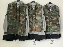 Load image into Gallery viewer, Camo Grey Short Jersey Jacket
