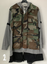 Load image into Gallery viewer, Camo Grey Short Jersey Jacket
